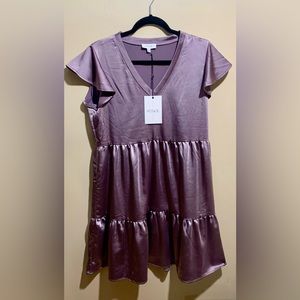 S’edge Women’s Purple Casual Dress size medium NWT